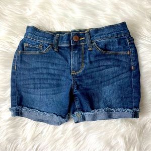 Girls Size 7/8 Old Navy Jean Shorts w Adjustable Waist